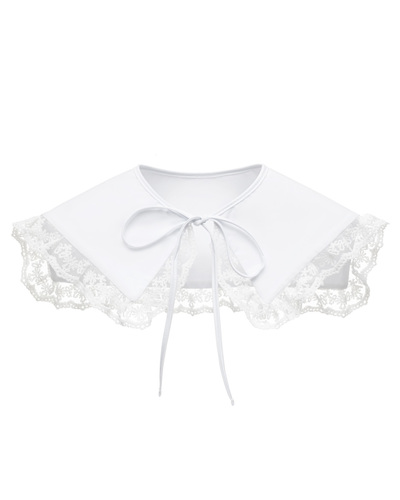 FUFA Pure white collar